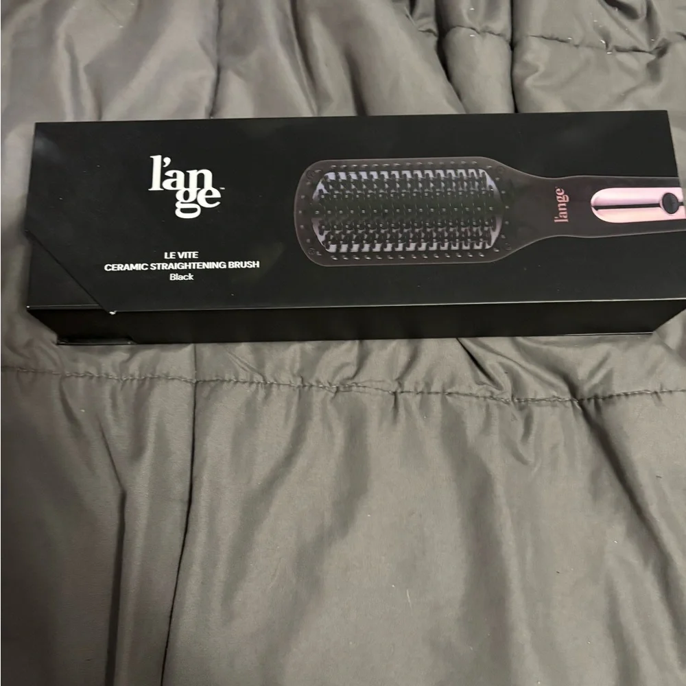 Lange Le Vite Straightening Brush - Black and Pink